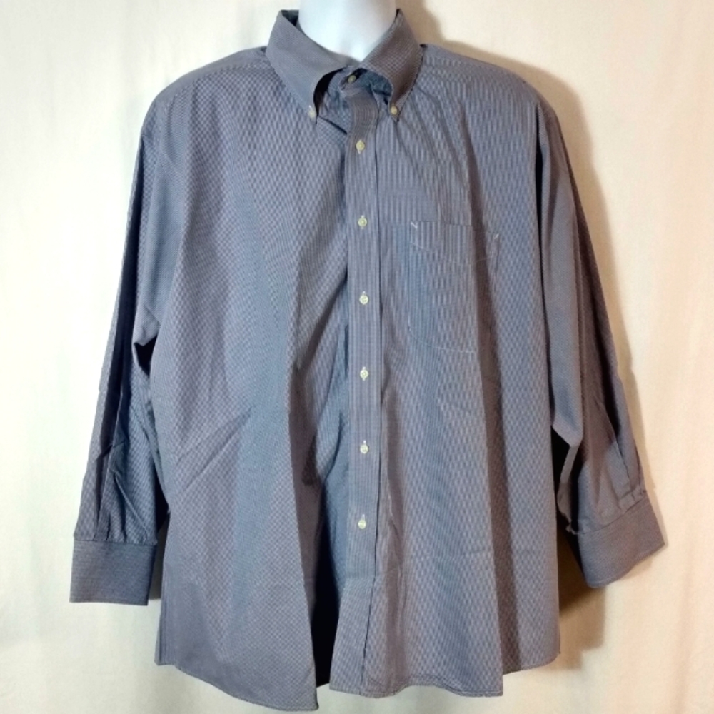 Tommy Hilfiger mini-checkered dress shirt, men's 17.5/32-33